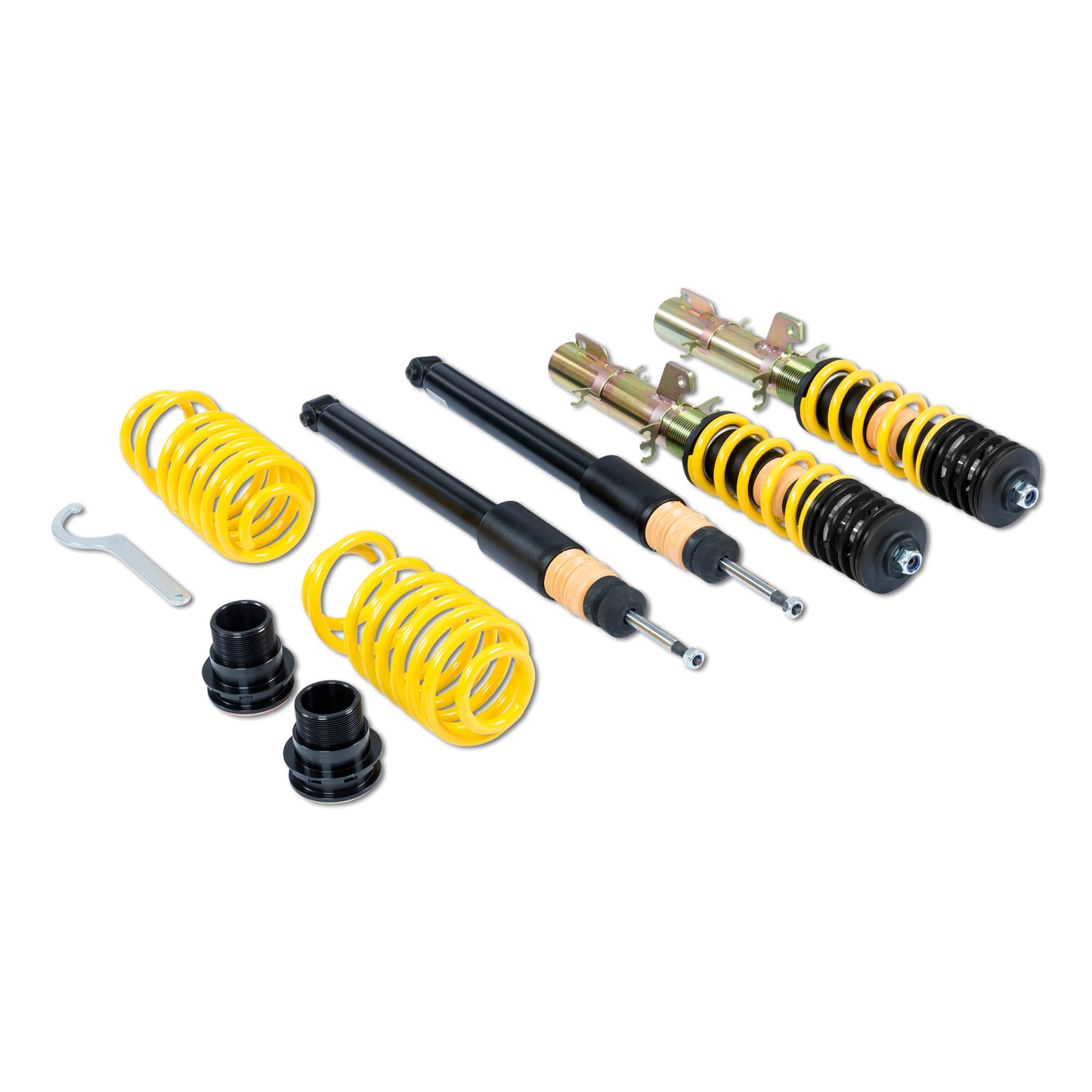 ST Suspensions 13210005 ST X Coilover Kit - 98-05 VW Golf IV 98-10 New Beetle 03-10 Beetle Convertible / 00-06 AudiTT + TT Roadster (8N) 2WD