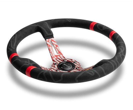 MOMO ULTRA Steering Wheel Red ULT35BK0RD