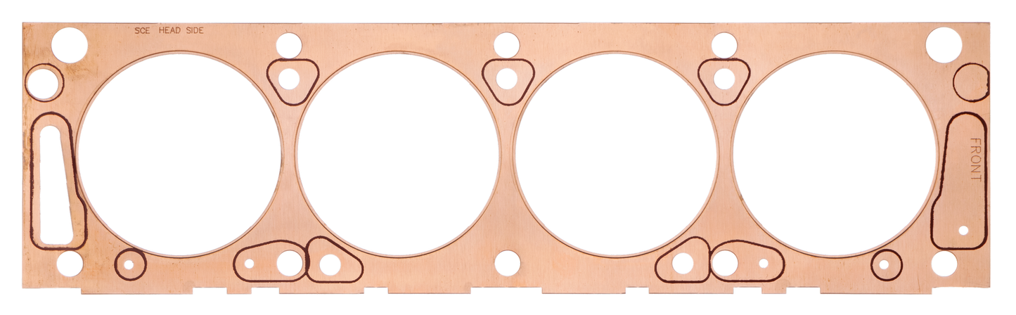 SCE Gaskets FORD 390-428 FE 4.250 X .062 TITAN COPPER HD GSKT LEFT SIDE T342562L