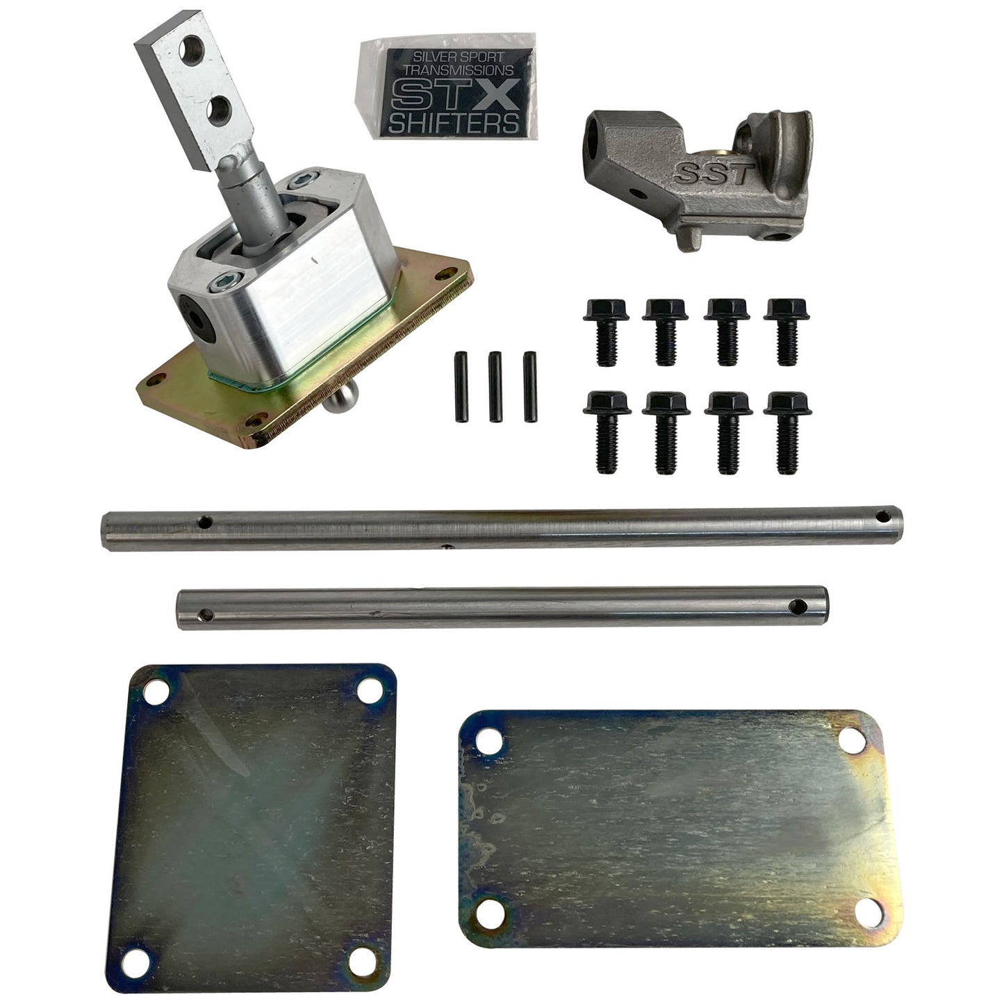 Silver Sport Transmissions STX Shifter Front Shift Conversion Kit LS/LT T56 (SST Supplied Rails) T56FSALS
