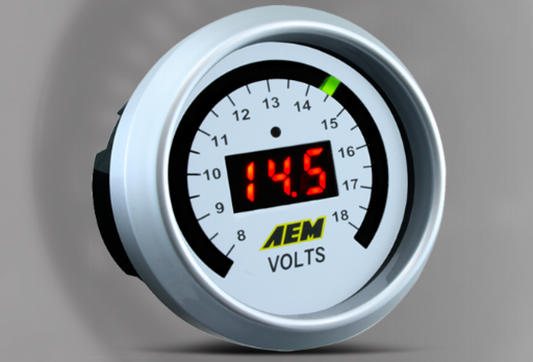 AEM Volt Gauge - 0-18 Volts 30-4400
