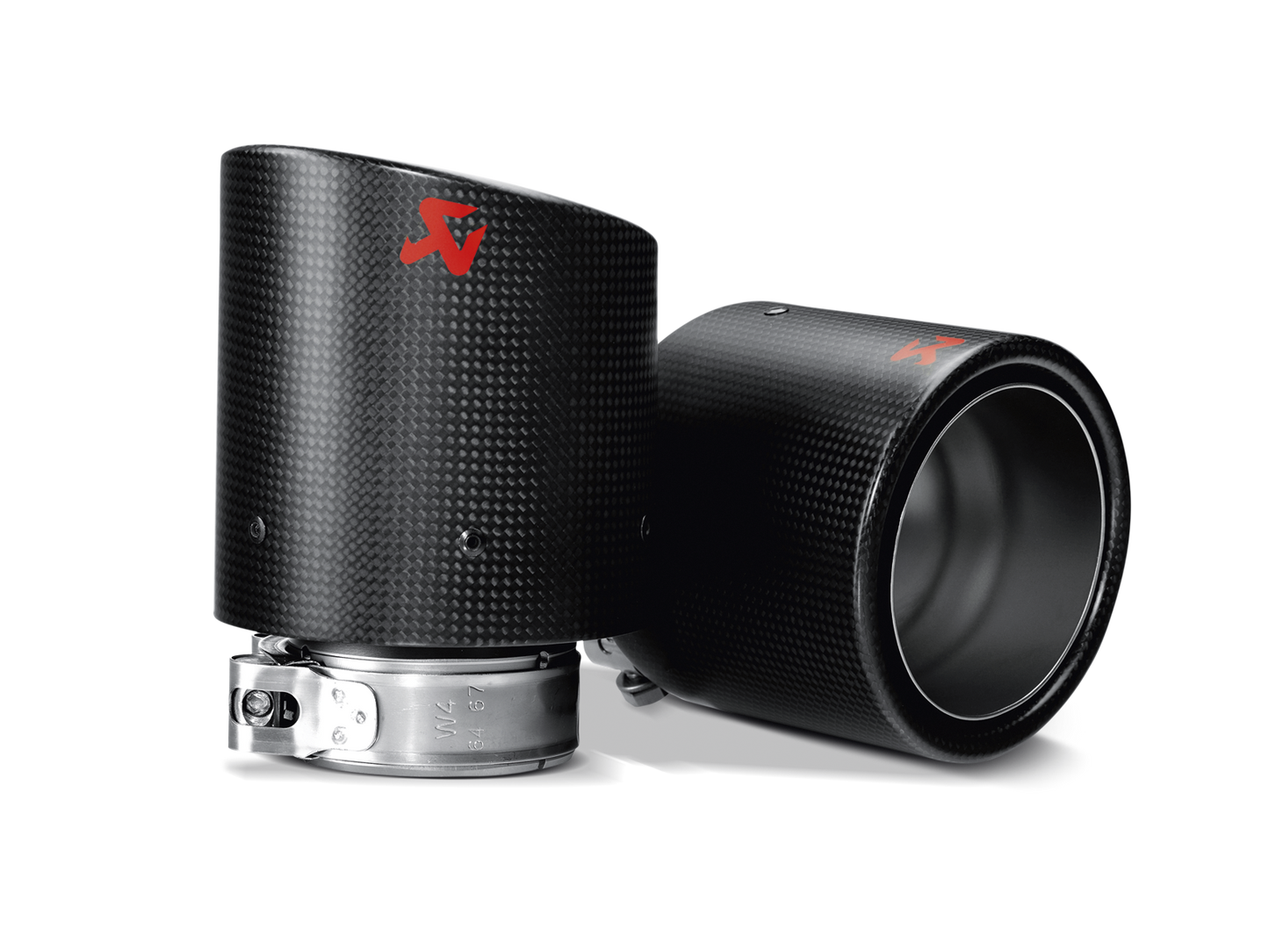 Akrapovic 2008-2012 Volkswagen Tail pipe set (Carbon) AKRAP-TP-VWGMK6-CA