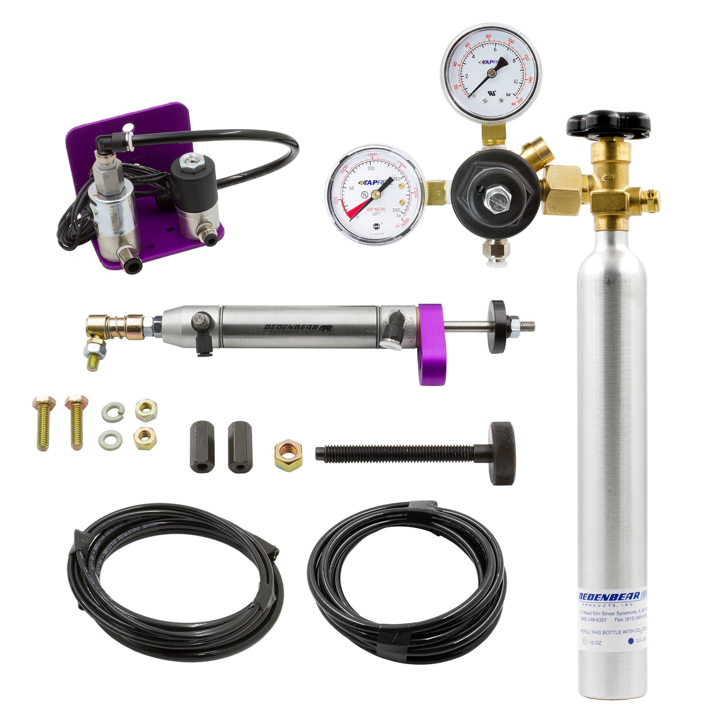 Dedenbear THROTTLE STOP KIT LINKAGE STYLE DOUBLE ACTING KNOB ADJUST INCLUDES AB10K BTL KIT TS30K