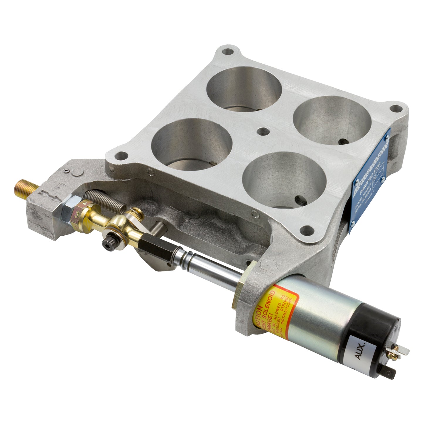 Dedenbear THROTTLE STOP BASEPLATE STYLE ELECTRIC SOLENOID DOM. HOLLEY 4500 TS5