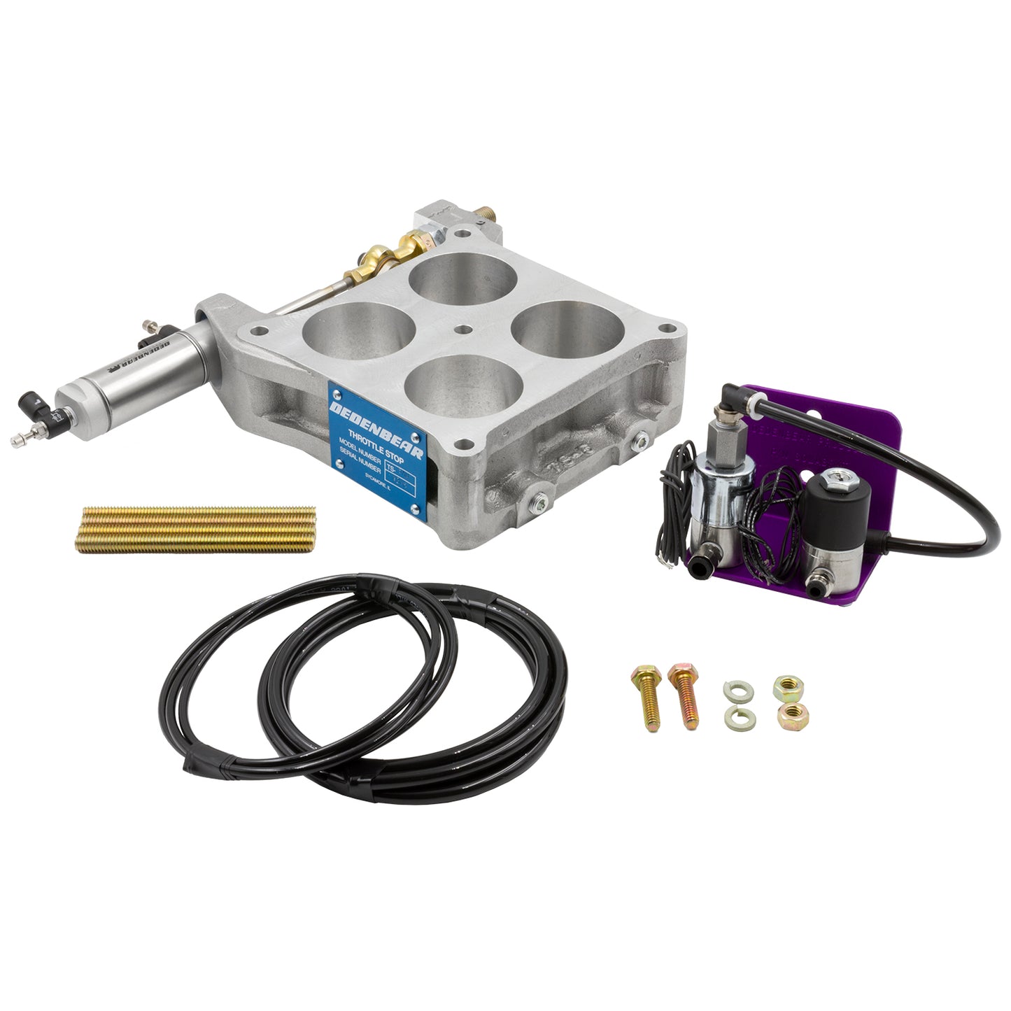 Dedenbear THROTTLE STOP BASEPLATE STYLE CO2 ACTUATED DOM. HOLLEY 4500 (DOUBLE ACTING) TS5AD