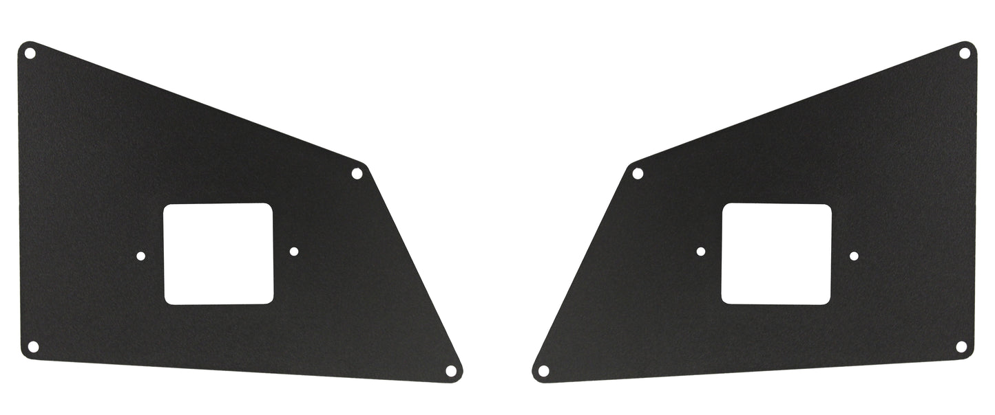 Go Rhino 243883T BR6 Light Plates Textured Black