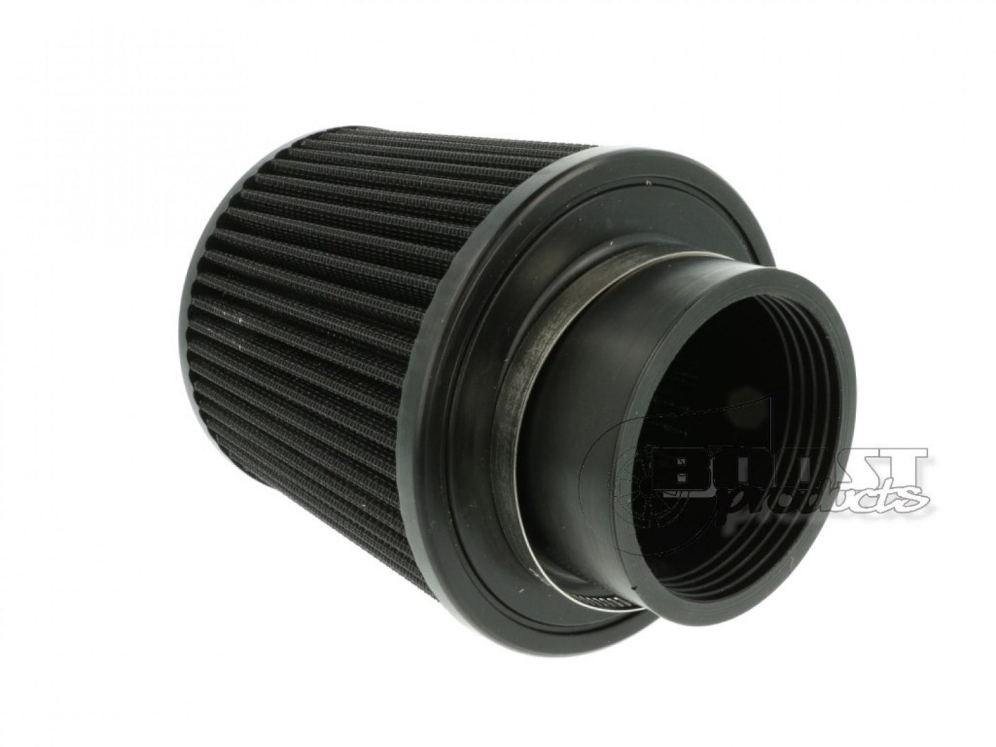 BOOST products Universal Air Filter 76mm (3") ID Connection, 127mm (5") Length, Black IN-LU-127-076