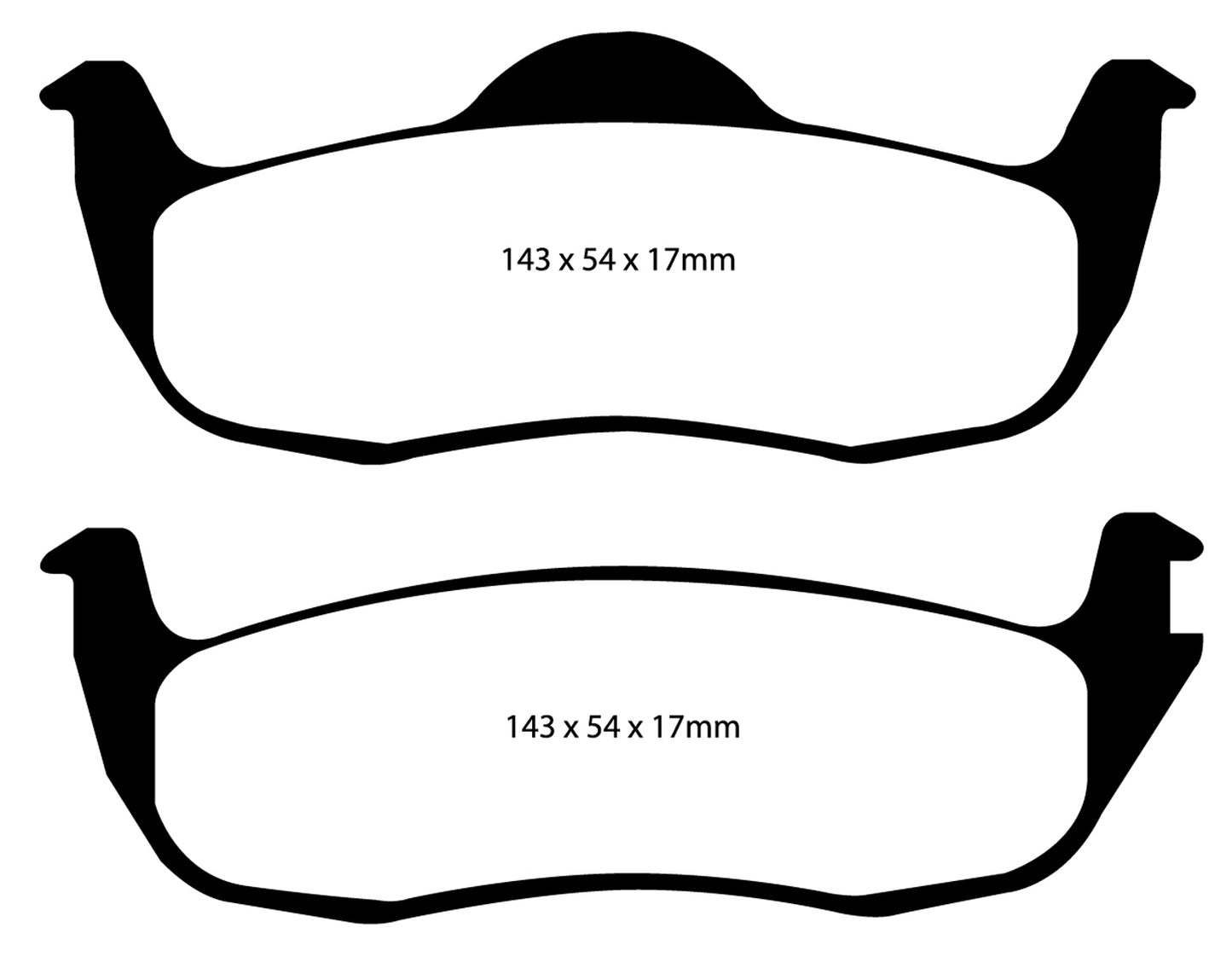 EBC UD1087 Ultimax OEM Replacement Brake Pads