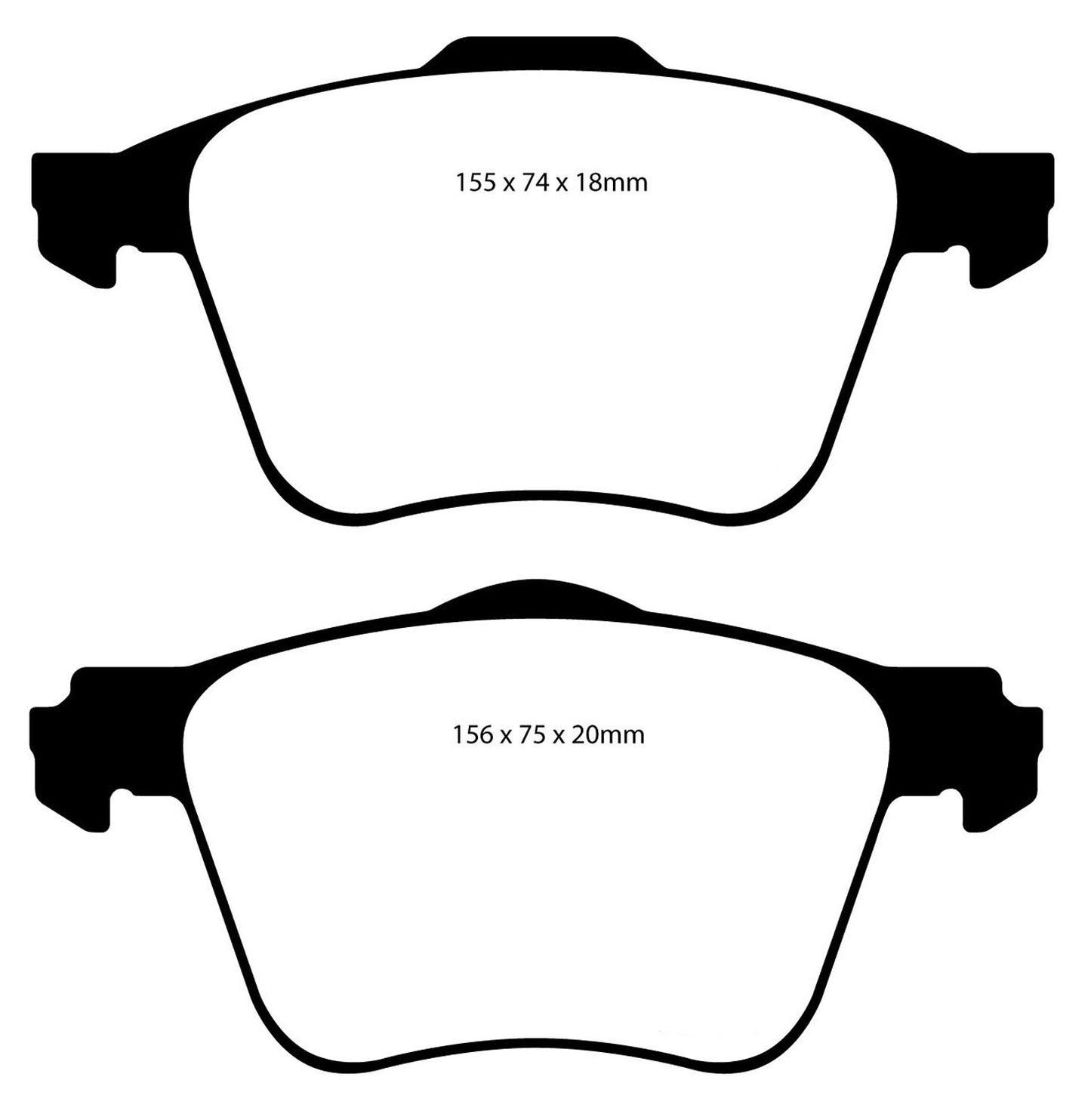 EBC UD1305 Ultimax OEM Replacement Brake Pads