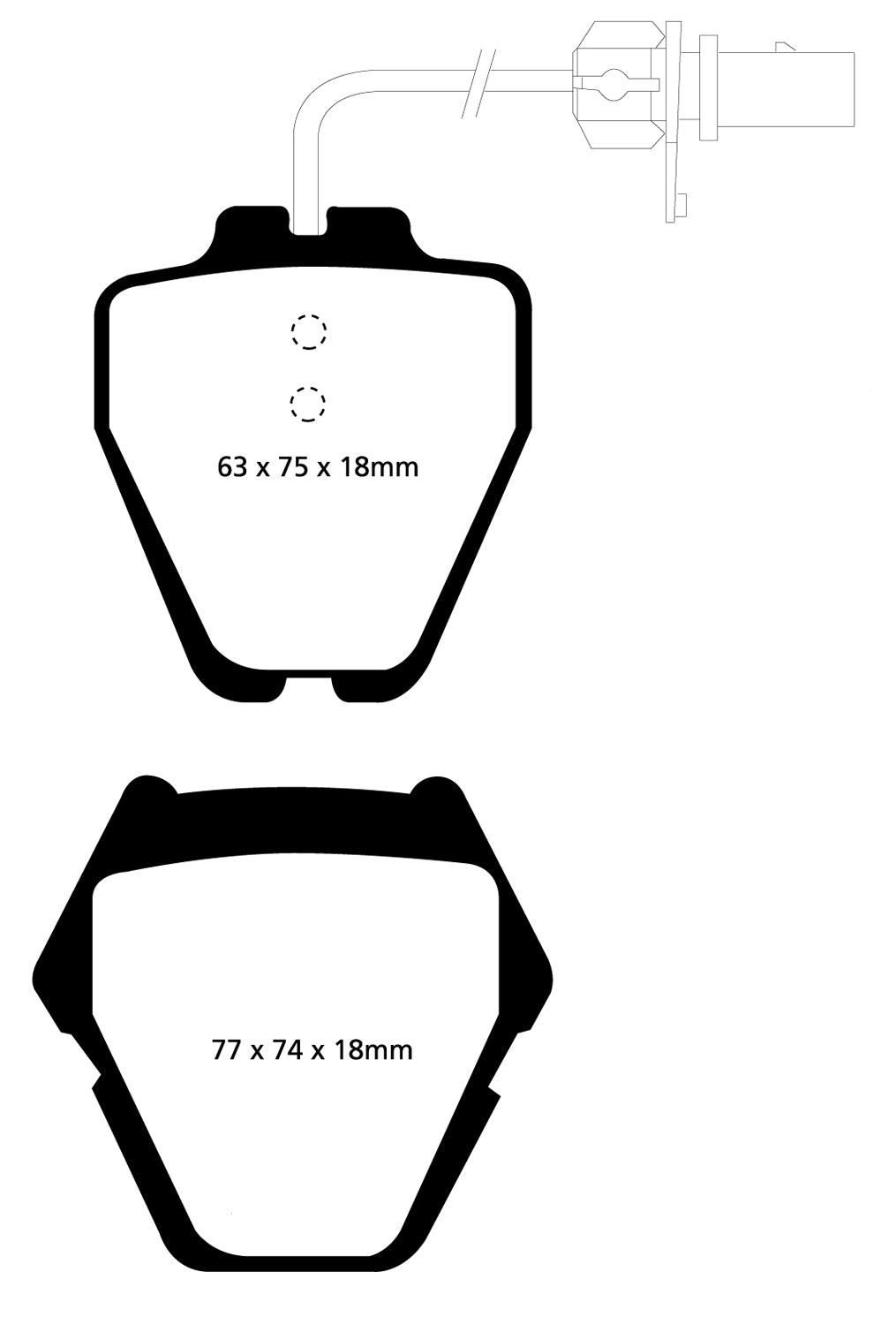 EBC UD839 Ultimax OEM Replacement Brake Pads