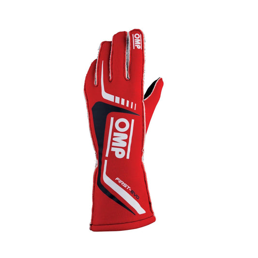 OMP First Evo Gloves Red Large IB767-R-L