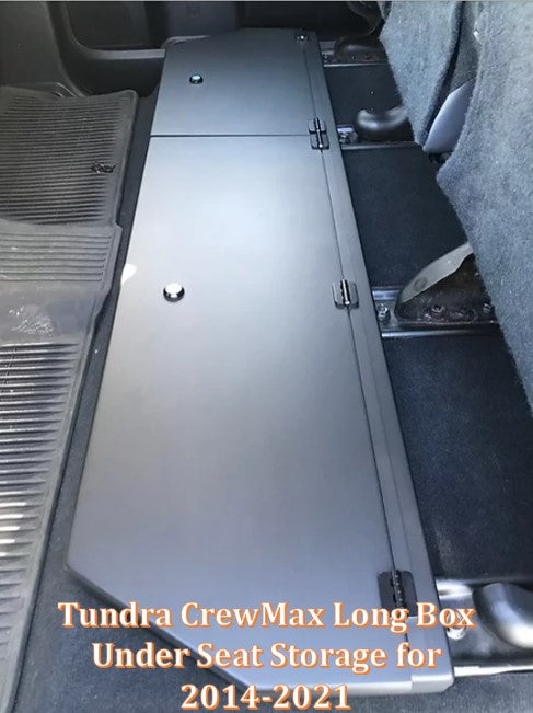 ESP Truck Accessories Lockable Metal Long Box Truck Storage For Under The Back Seat USSCM-03