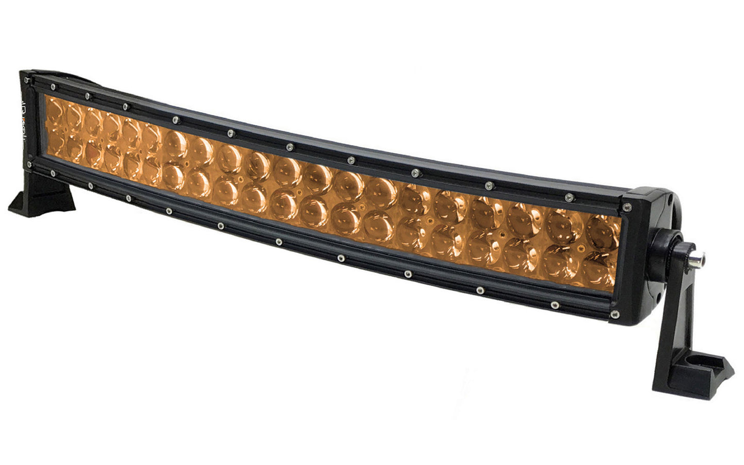 Quake LED - QUUA473 - 22 Inch Curved LED RGB Light Bar Dual Row 120 Watt Spot Ultra Arc Accent Series Quad-Lock/Interlock