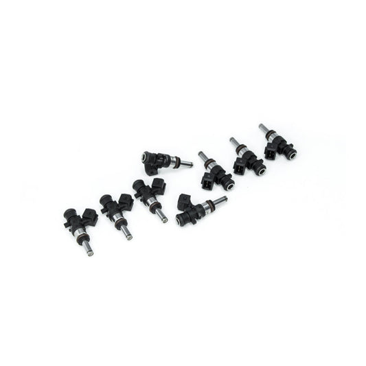 Deatschwerks A Bosch EV14 Universal 40mm compact matched set of 8 injectors 1200cc (extended nozzle) DEW-16MX-00-1200-8