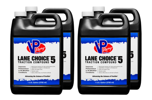VP Racing Lane Choice 5 Trctn Compound 4/1GallonCS 23514