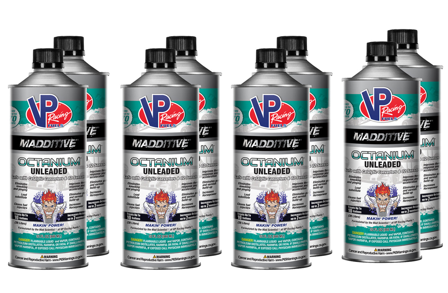 VP Racing Octanium Unld Madditive 8/Qts Case 29507