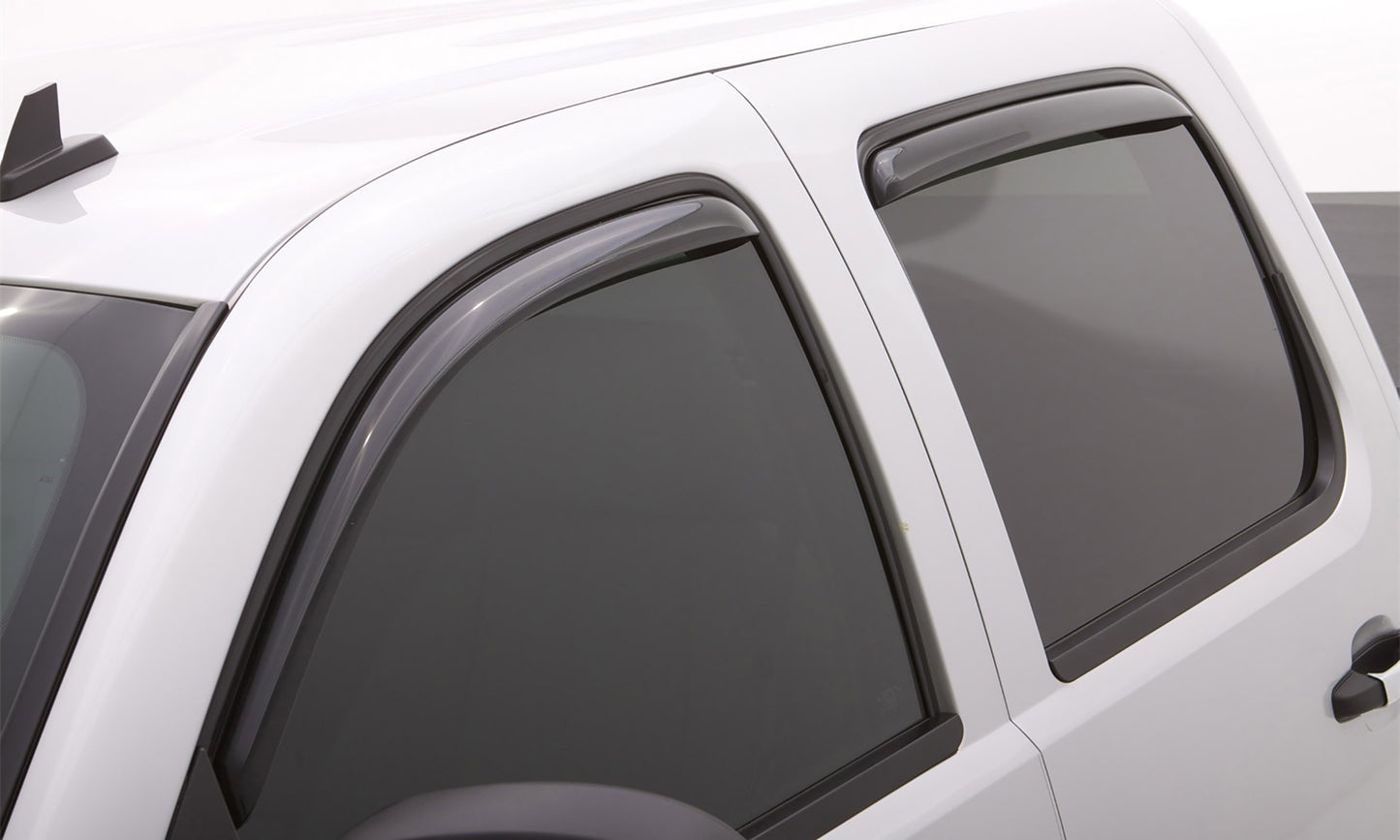 Lund 184623 Ventvisor Elite Side Window Deflectors 4-Piece Set for 2002-2008 Dodge Ram 1500 Quad Cab