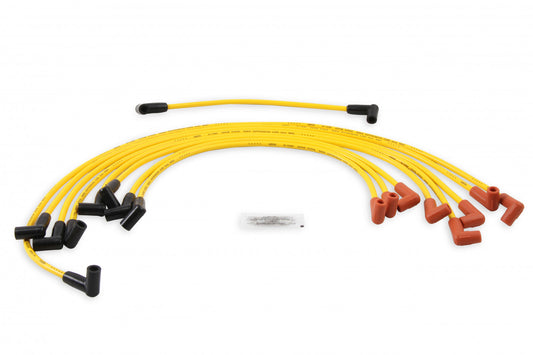 ACCEL Spark Plug Wire Set - 8mm - Yellow with HEI Stock Style Boots 4048
