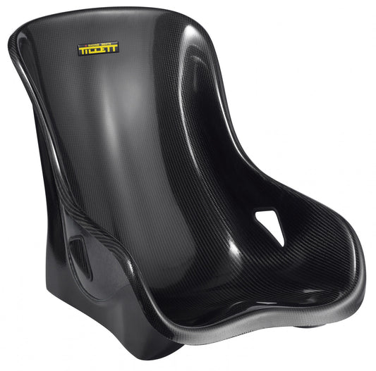 Tillett W1i-40 Race Car Seat in Black GRP with Backframe and with Edges Off TIL-W1I-B-B-40