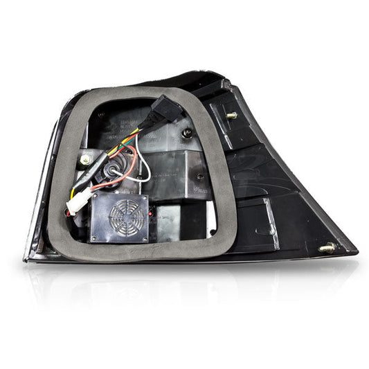 WINJET 1999-2004 Volkswagen Golf IV LED Tail Light - Black/Smoke CTWJ-0114-BS