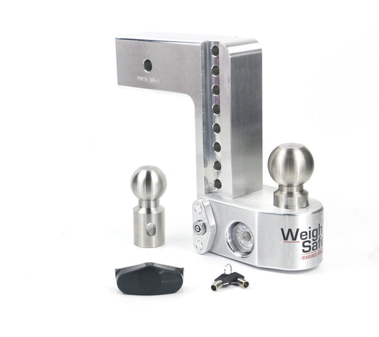 Weigh Safe 8" Drop Hitch With 3" Shank WS8-3