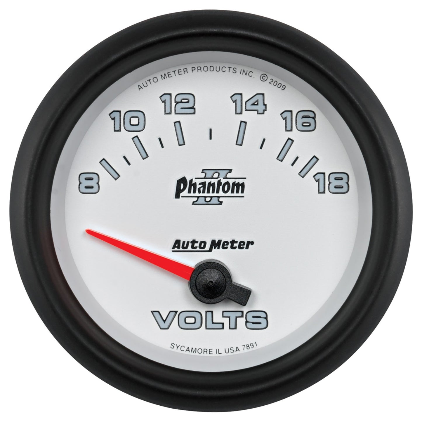 AutoMeter 2-1/16 in. NITROUS PRESSURE 0-1600 PSI SPEK-PRO WHITE/BLACK P32012
