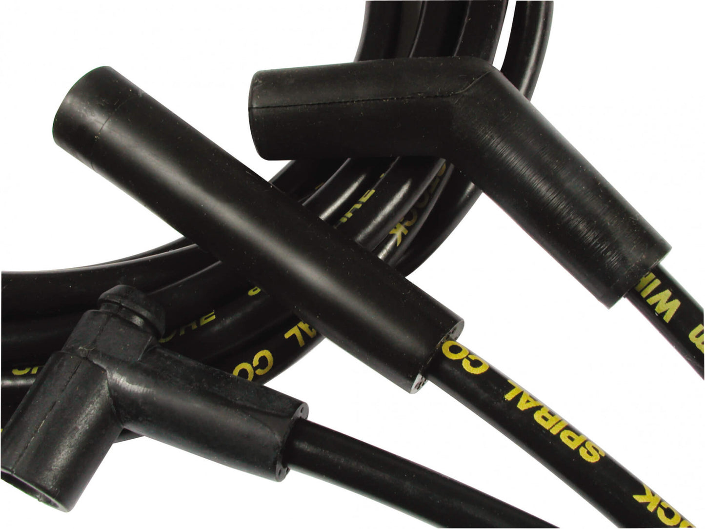 ACCEL Spark Plug Wires - 8mm SUPER STOCK SPIRAL CUST BK 5051K