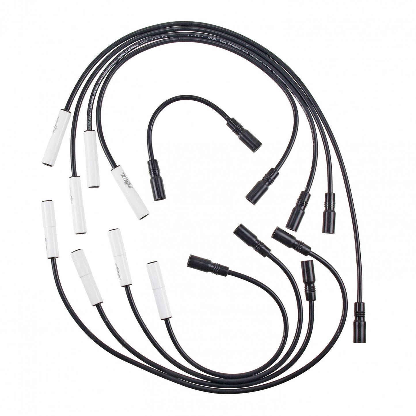 ACCEL Spark Plug Wire Set - Extreme 9000 Ceramic Boot - Chevy/GMC Truck 1996-2000 7.4L Vortec 9043C