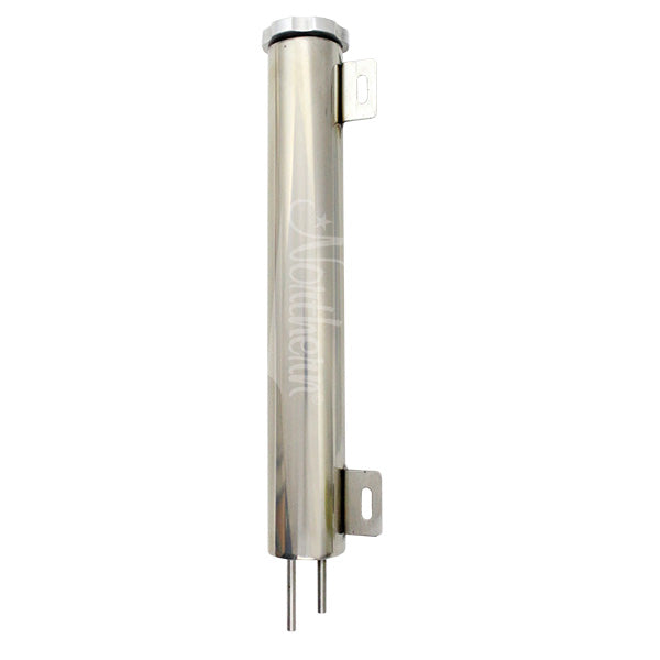 Northern Radiator 13 X 2 Polished Aluminum Radiator Overflow Tank Z12016