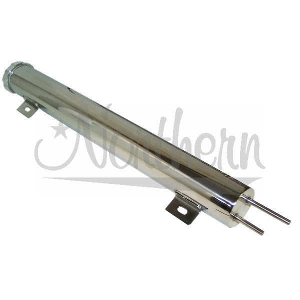 Northern Radiator 19 X 2 Polished Chrome Radiator Overflow Tank Z12019