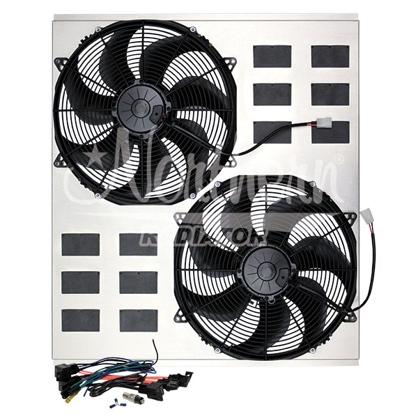 Northern Radiator DUAL HIGH CFM 16 ELECTRIC FAN & SHROUD Z40116