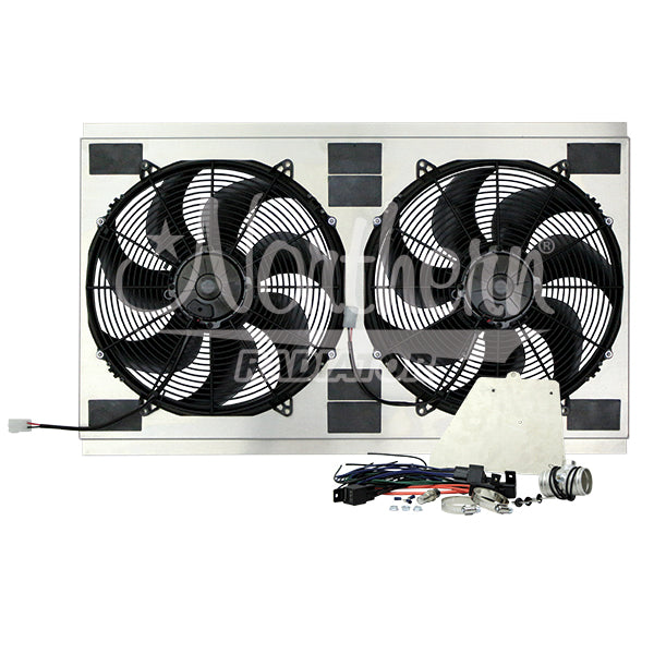 Northern Radiator DUAL HIGH CFM 16 ELECTRIC FAN & SHROUD Z40122
