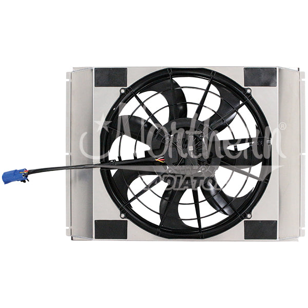 Northern Radiator Single Electric Brushless Fan Shroud Kit Z40134