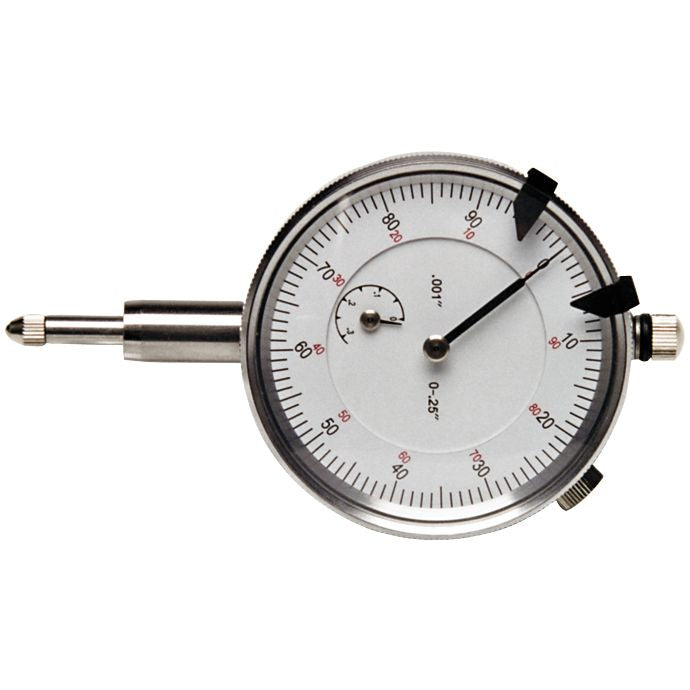 Proform Dial Indicator; Universal Model; 0 to .250 Inch Range; Reads in 0.001 Increments 66963