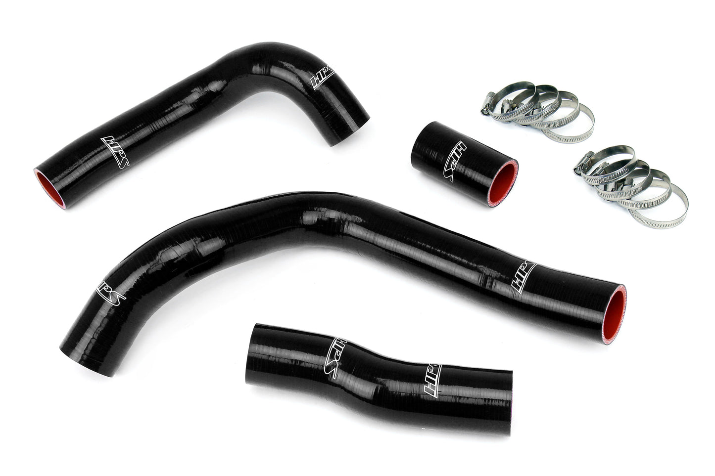 HPS Performance 3-ply Reinforced Silicone Replaces Rubber Radiator Coolant Hoses 57-1829-BLK