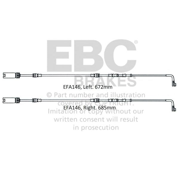 EBC EFA146 Brake Wear Lead Sensor Kit