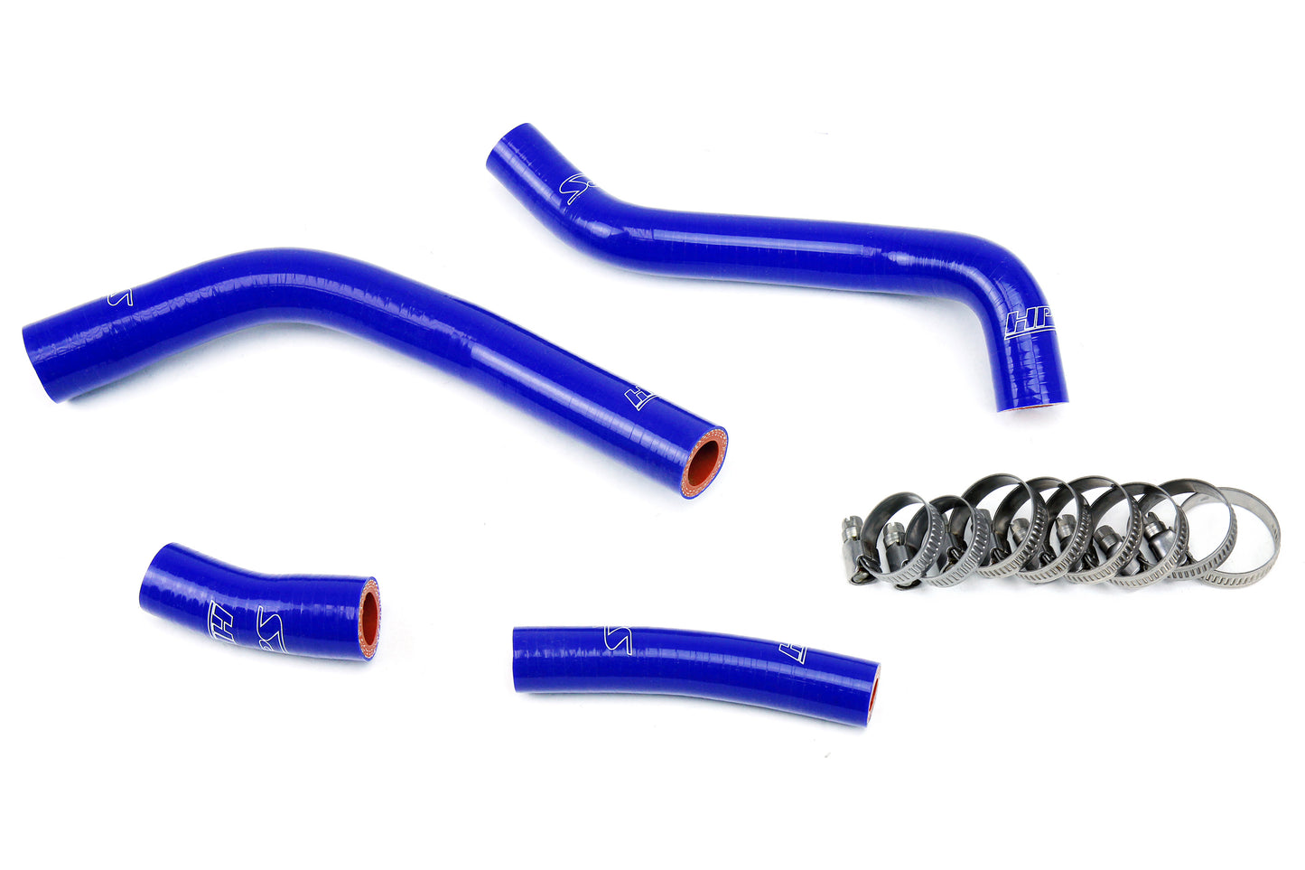 HPS Performance 3-ply Reinforced Silicone Replaces Rubber Radiator Coolant Hoses 57-1757-BLUE