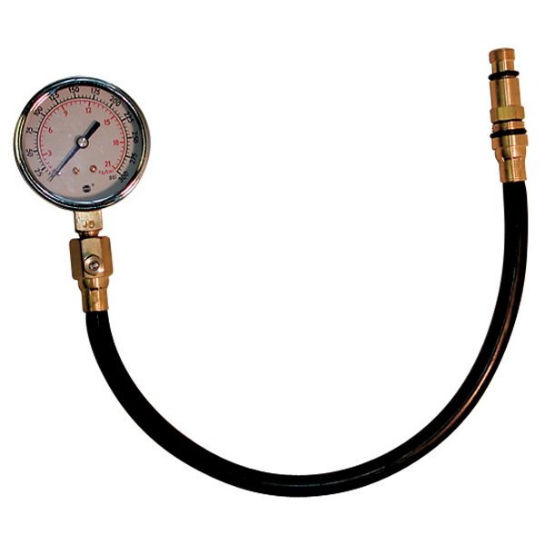 Proform Oil Pressure Tester; 0-100 PSI; Fits Domestic and Foreign Engines; 24in. Hose 67405