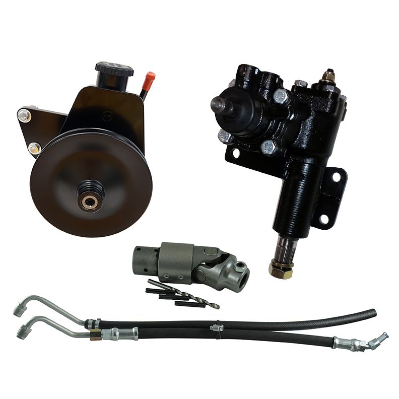 Borgeson - Steering Conversion Kit - P/N: 999063 - 1962-1972 Mopar complete power steering conversion kit. Fits 62-72 Mopars with 1-1/8in. Pitman shaft and 318/340/360. Includes all necessary components for conversion.