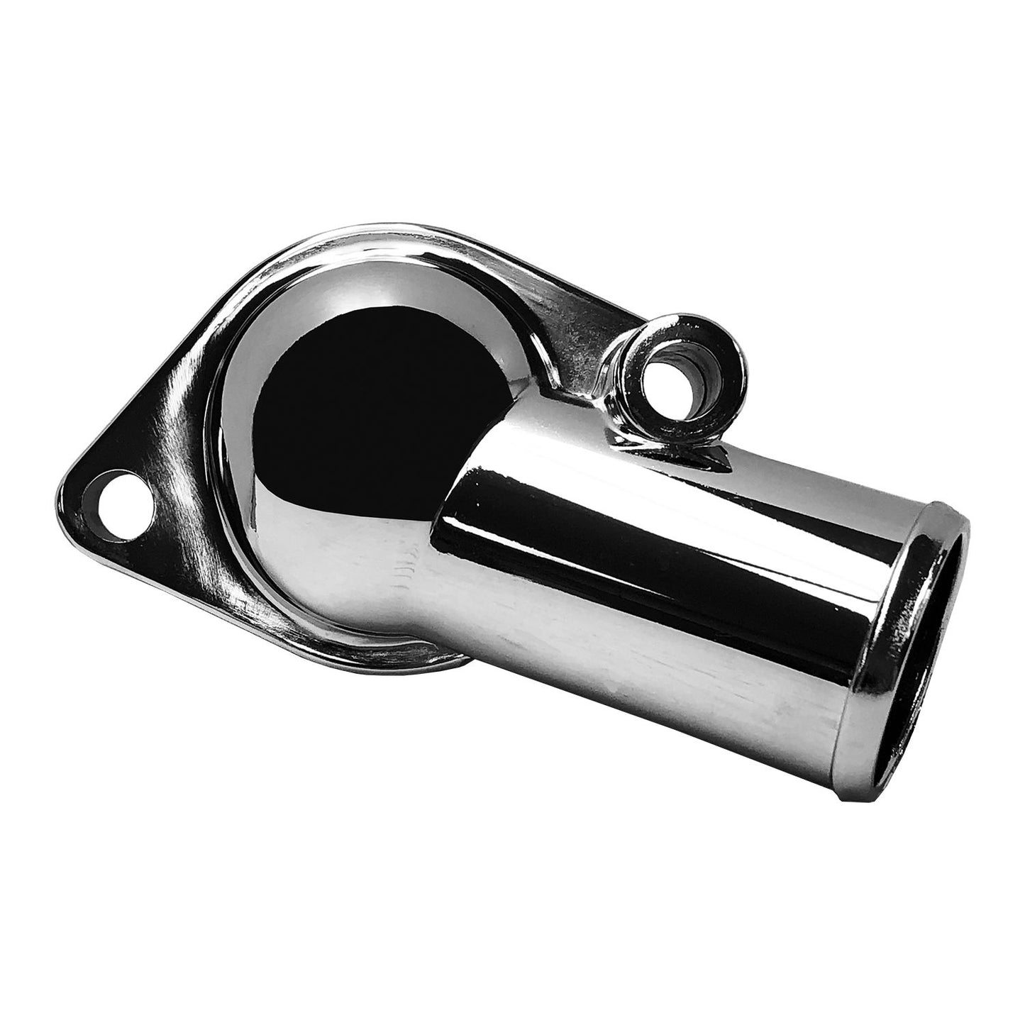 Proform Water Neck; Chrome; O-Ring Style; For SB and BB Chevy Engines; 15 Degree Type 141-501