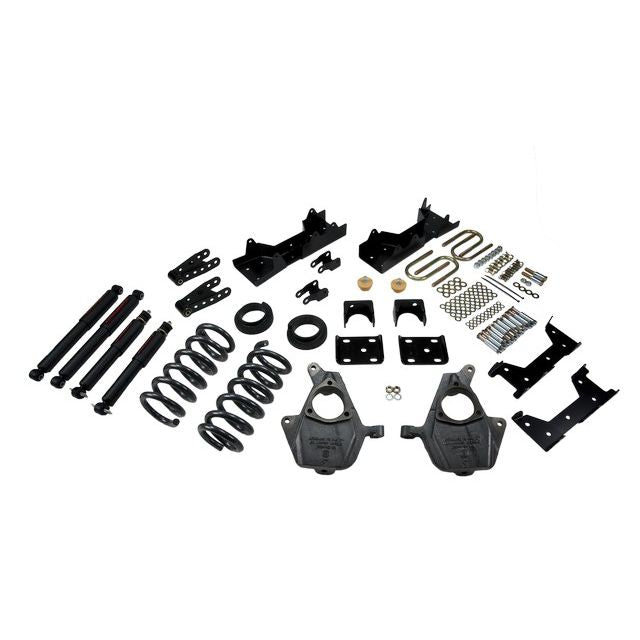 BELLTECH 669ND LOWERING KITS Front And Rear Complete Kit W/ Nitro Drop 2 Shocks 1999-2000 Chevrolet Silverado/Sierra (Std Cab) 4 in. or 5 in. F/6 in. or 7 in. R W/ Nitro Drop II Shocks
