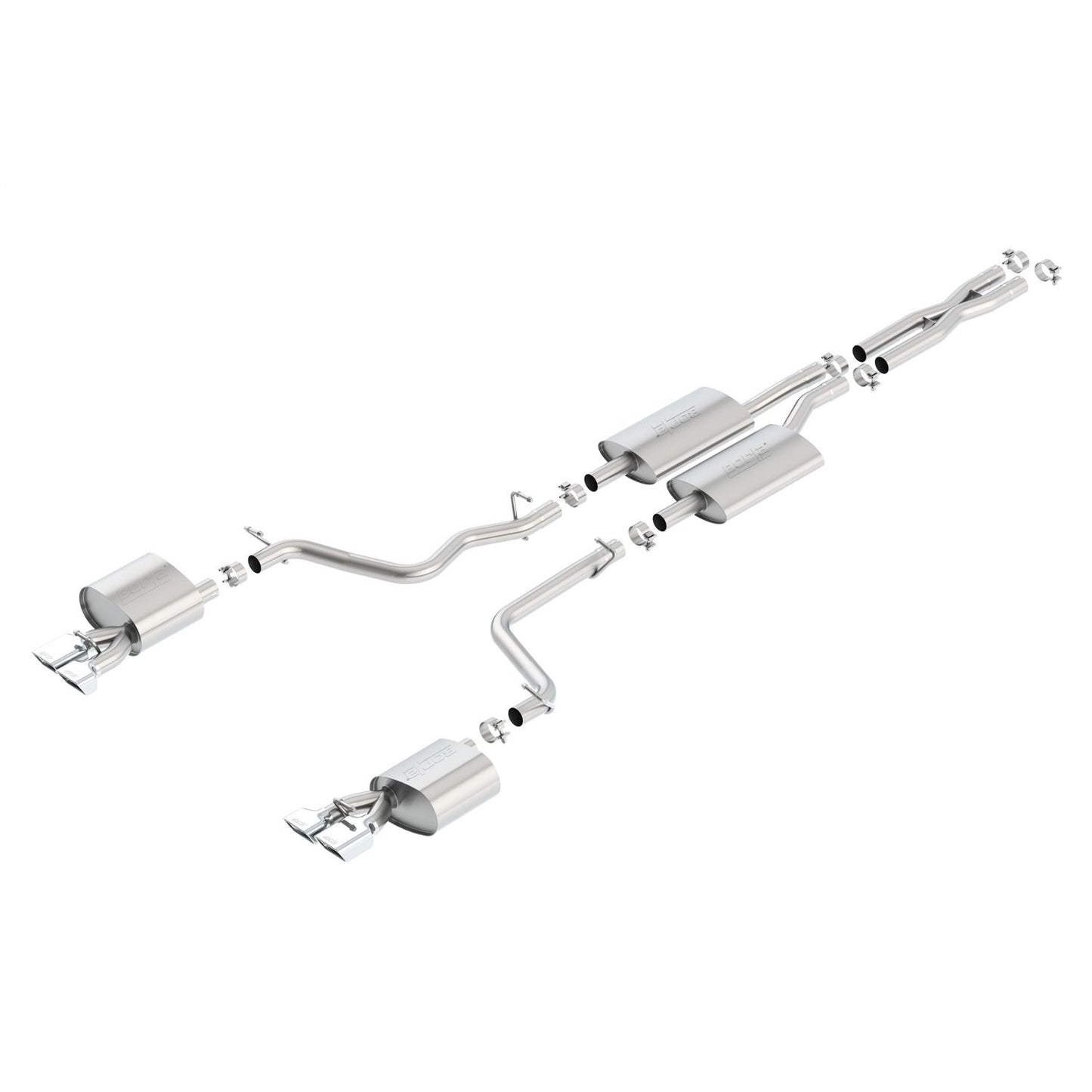 Borla 2011-2014 Dodge Challenger SE/ SXT V6 Cat-Back Exhaust System S-Type 140482