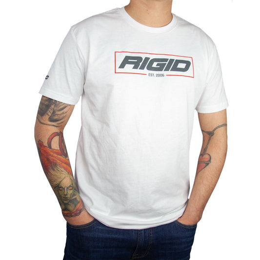 RIGID Industries T-Shirt Established 2006 White Large 1051