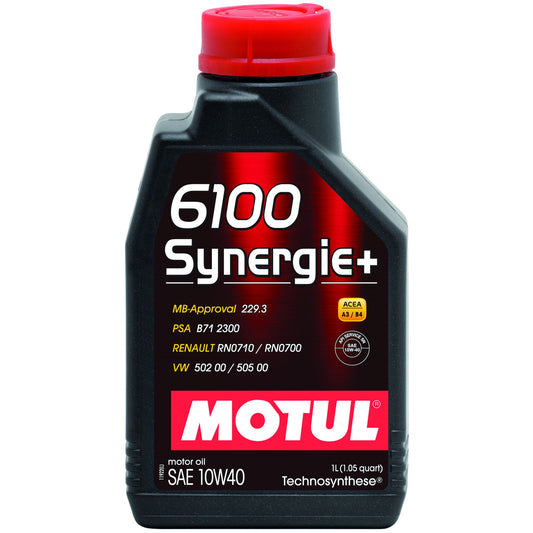 Motul 6100 SYNERGIE+ 10W40 - 1L - Technosynthese Oil 102781
