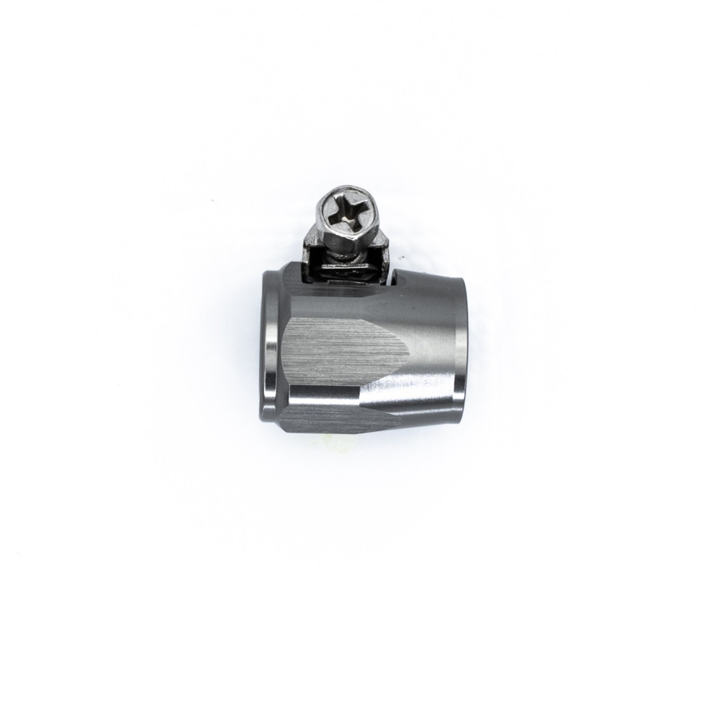 Deatschwerks 6AN Worm Drive Clamp (For Use With 6AN CPE Hose Only), Anodized DW Titanium DEW-6-02-0350