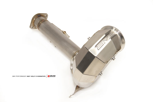 AMS Performance 2015+ VW MK7 Golf R Upgraded 3" Downpipe - Race AMS.21.05.0001-2