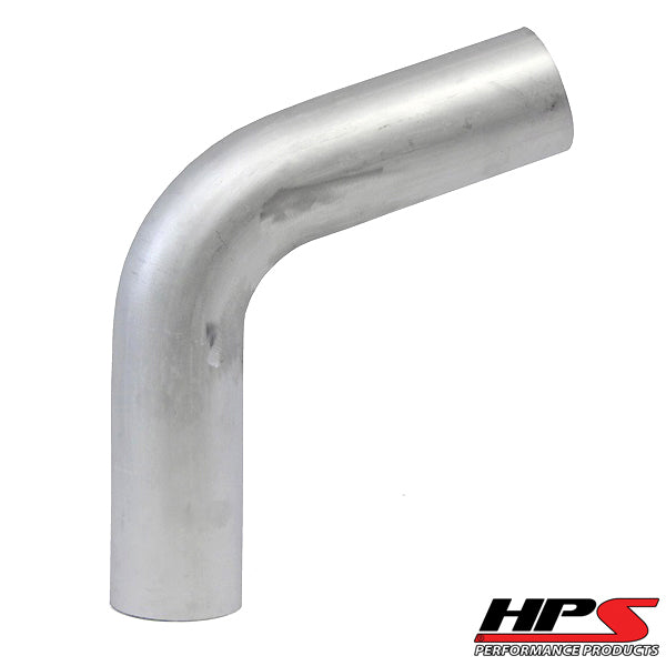HPS Performance 6061 Aluminum 70 Degree Bend Elbow Tubing 2-1/2" OD Tight Radius 2-1/2" CLR AT70-250-CLR-25