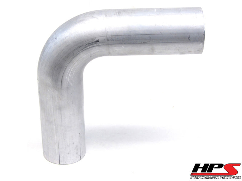 HPS Performance 6061 Aluminum90 Degree Bend Elbow Tubing1" ODTight Radius3" CLR AT90-100-CLR-3