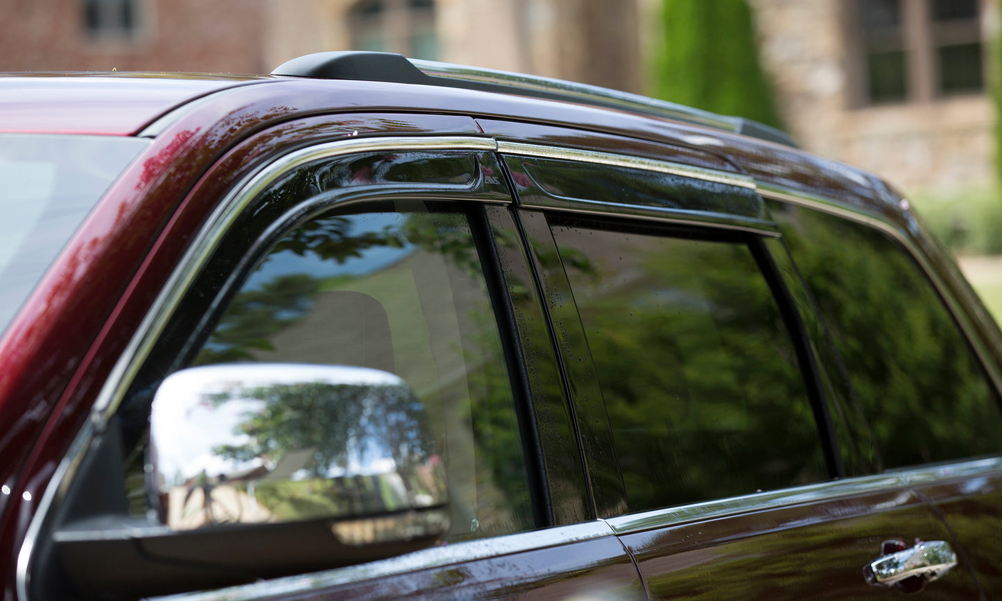 Auto Ventshade 794055 Low Profile Ventvisor Side Window Deflector With Chrome Trim 4-Piece Set For 22-23 Honda Civic