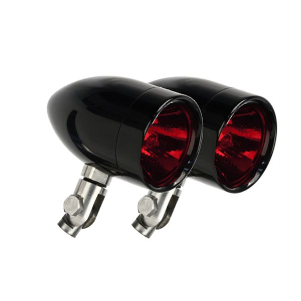 Lazer Star Lights 20 WATT RED BULLET BLACK PIVOT MOUNT LSK1220R